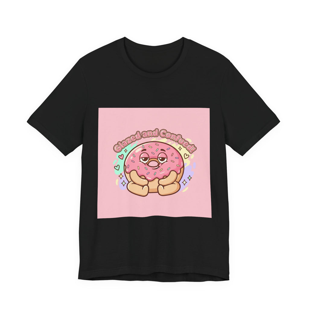 Donut Self-Care Tee | Food Pun Shirt, Cute Snack Cartoon