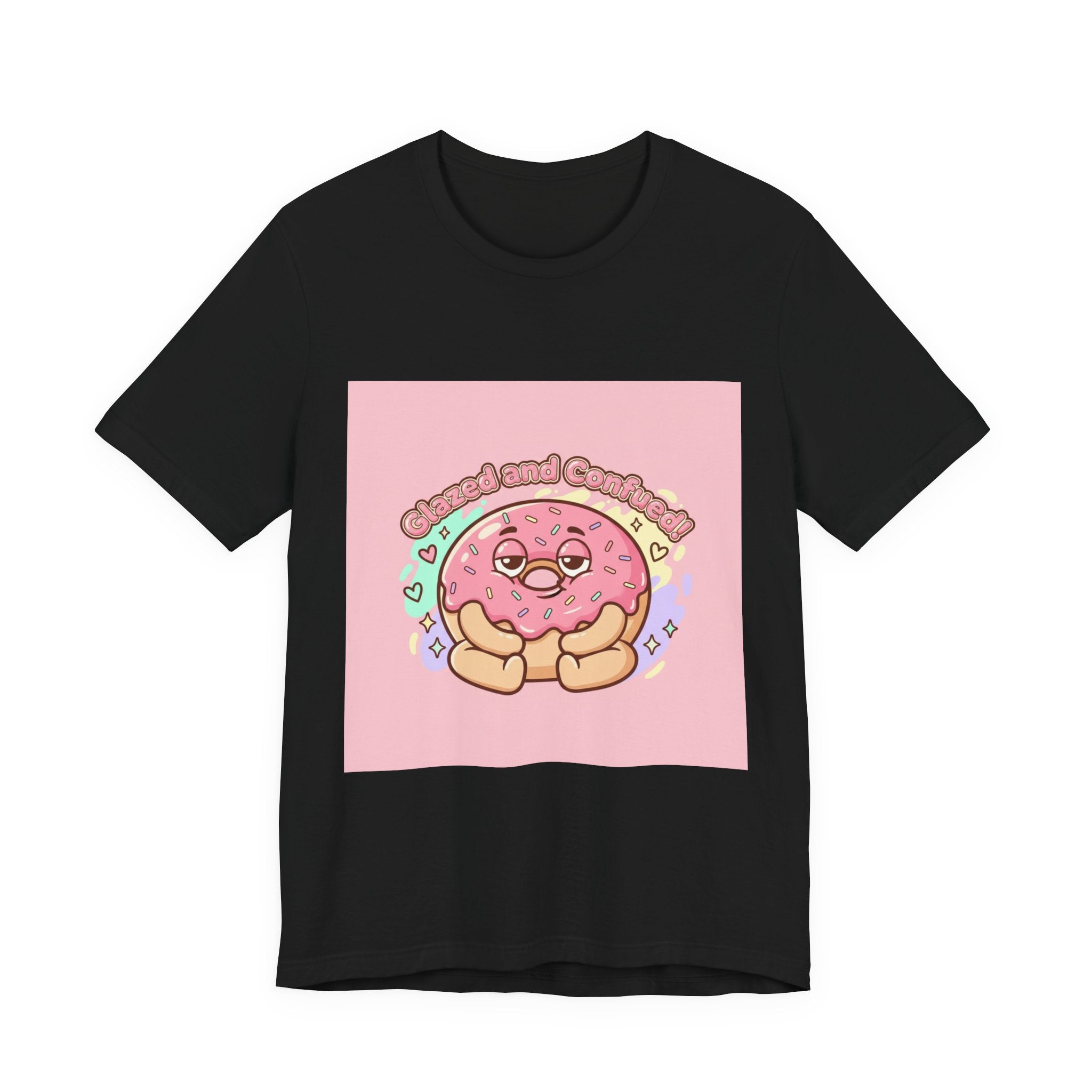 Donut Self-Care Tee | Food Pun Shirt, Cute Snack Cartoon