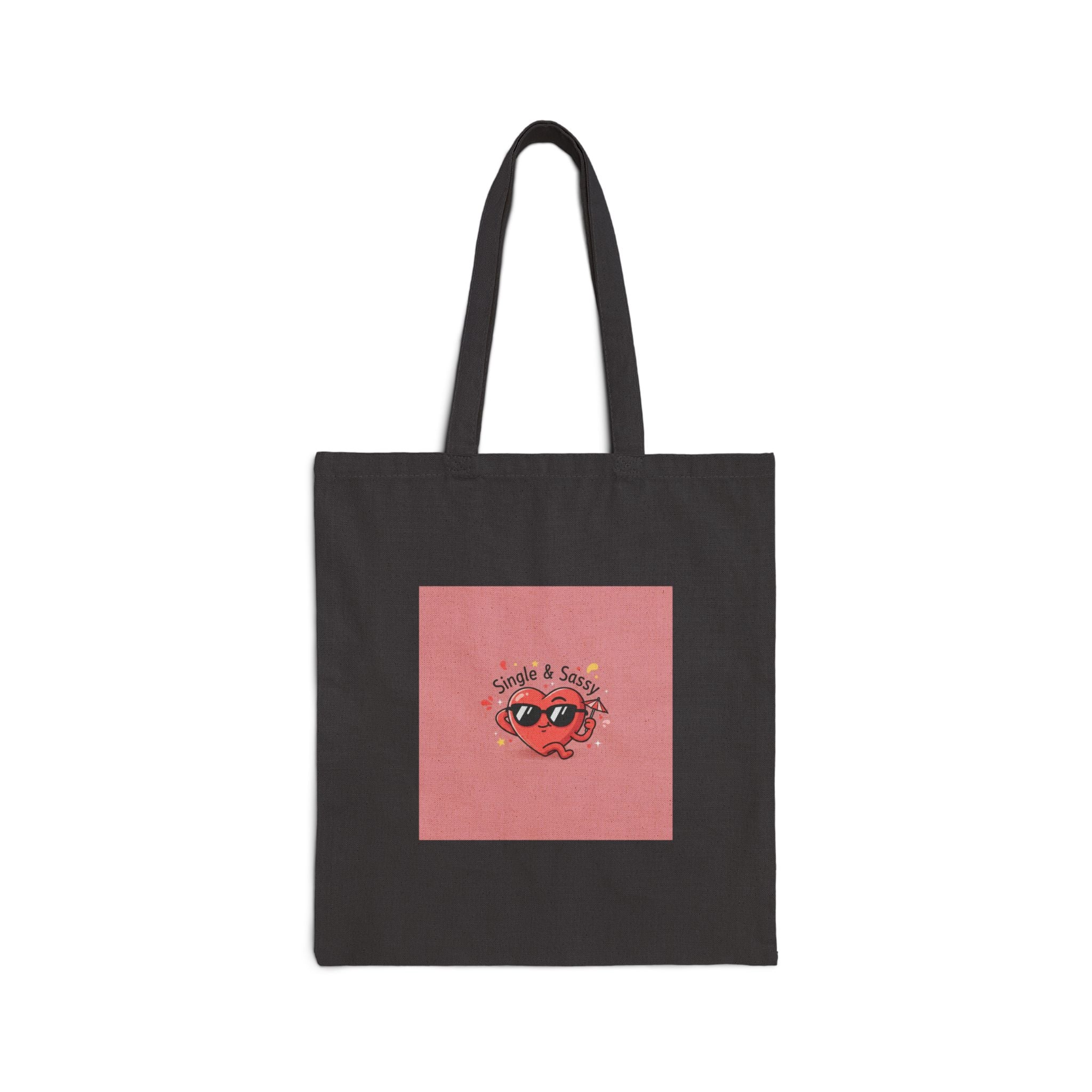 Single & Sassy Tote | Anti Valentine, Funny Single Humor, Pastel Cynic