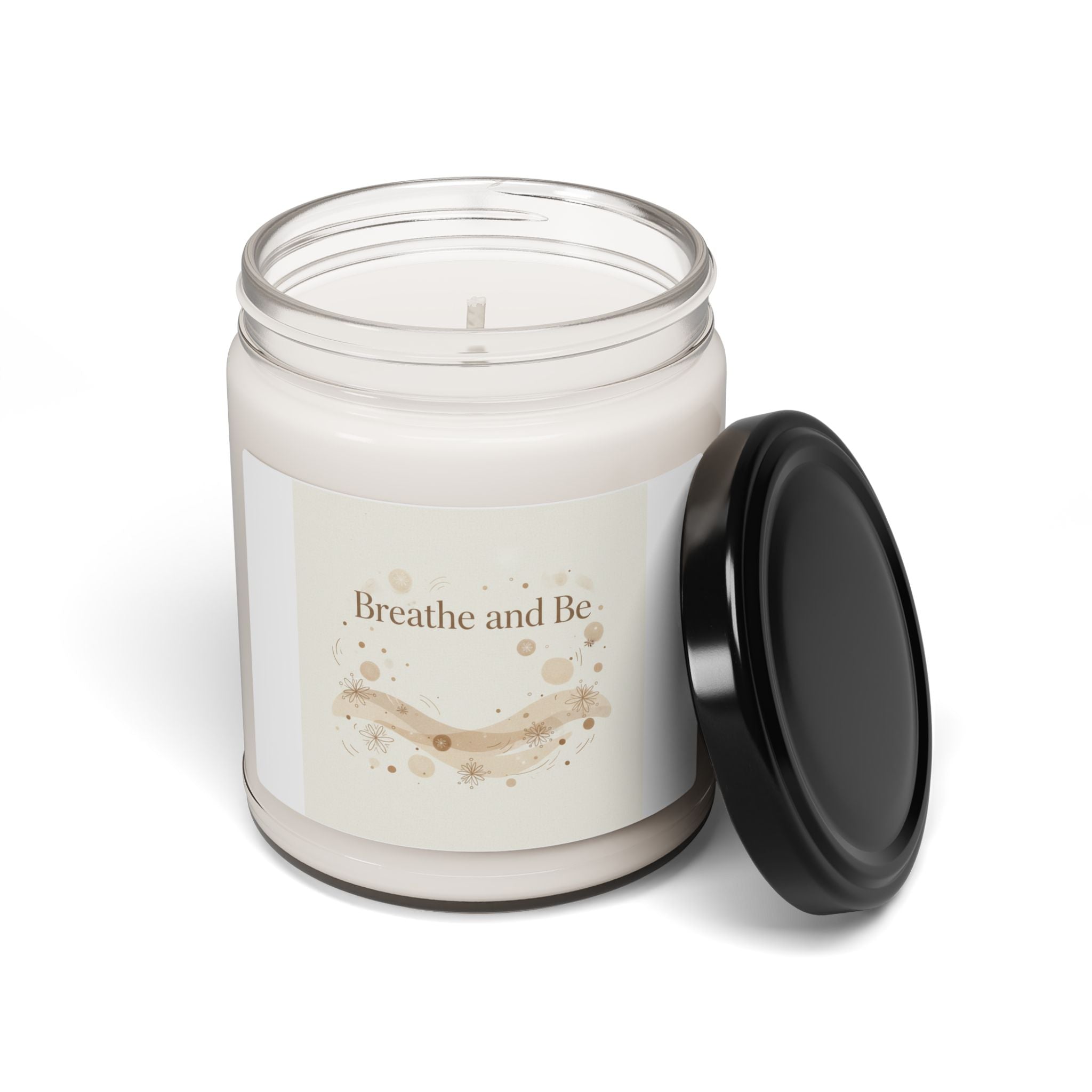 Breathe and Be Candle, Soy 9oz | Cozy Winter Minimalism, Soft Life