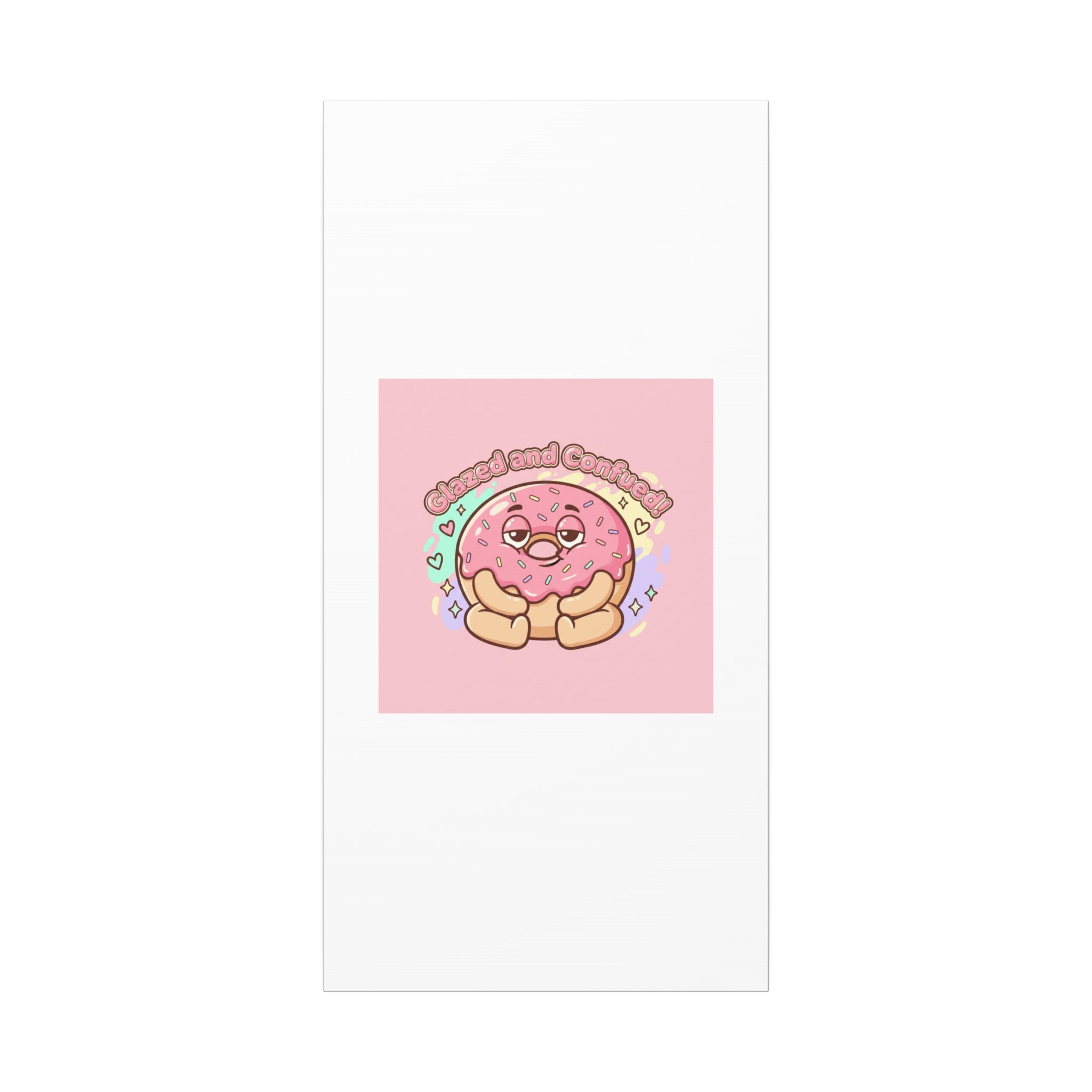 Glazed and Confused Donut Art, Canvas