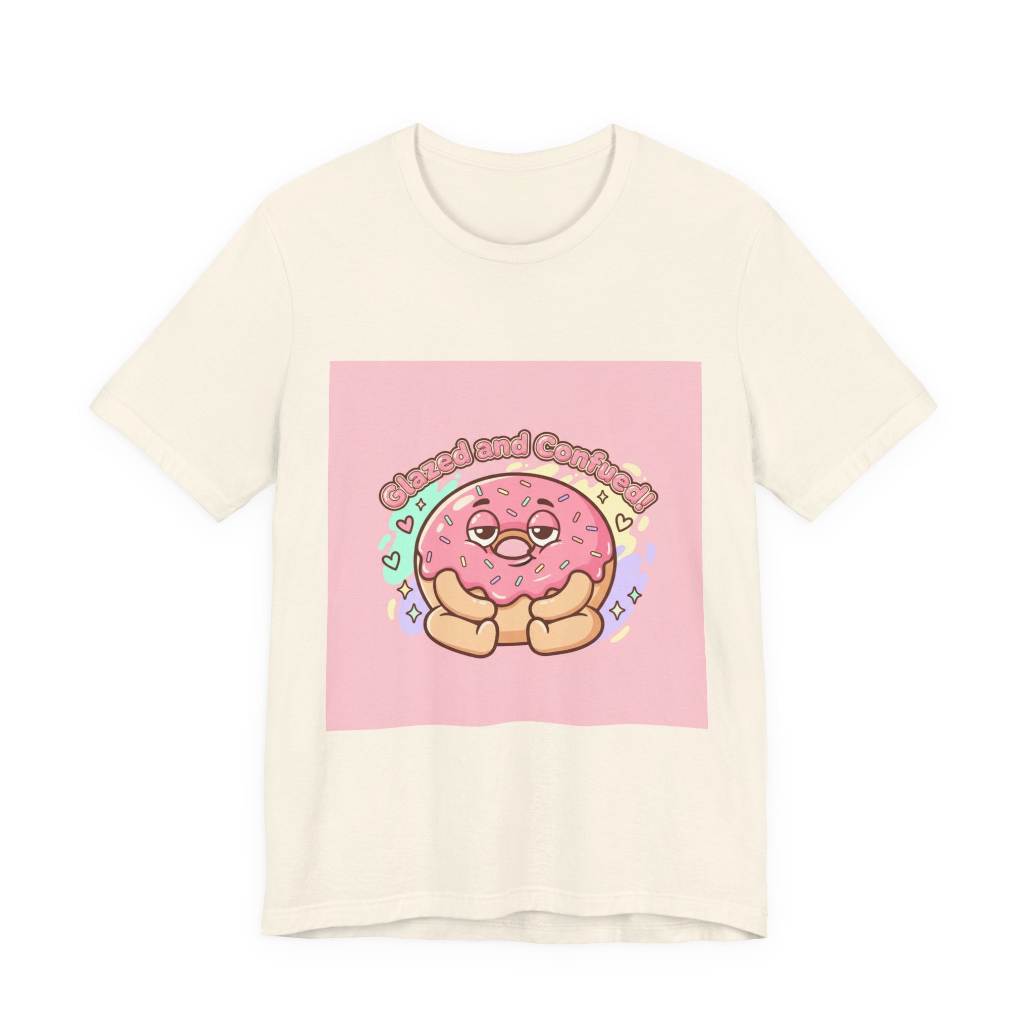Donut Self-Care Tee | Food Pun Shirt, Cute Snack Cartoon