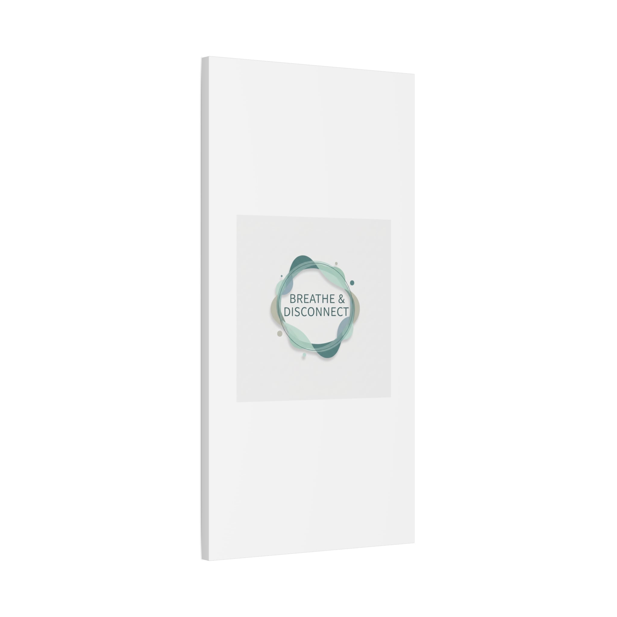 Breathe & Disconnect Canvas | Digital Detox, Mindfulness Wall Art