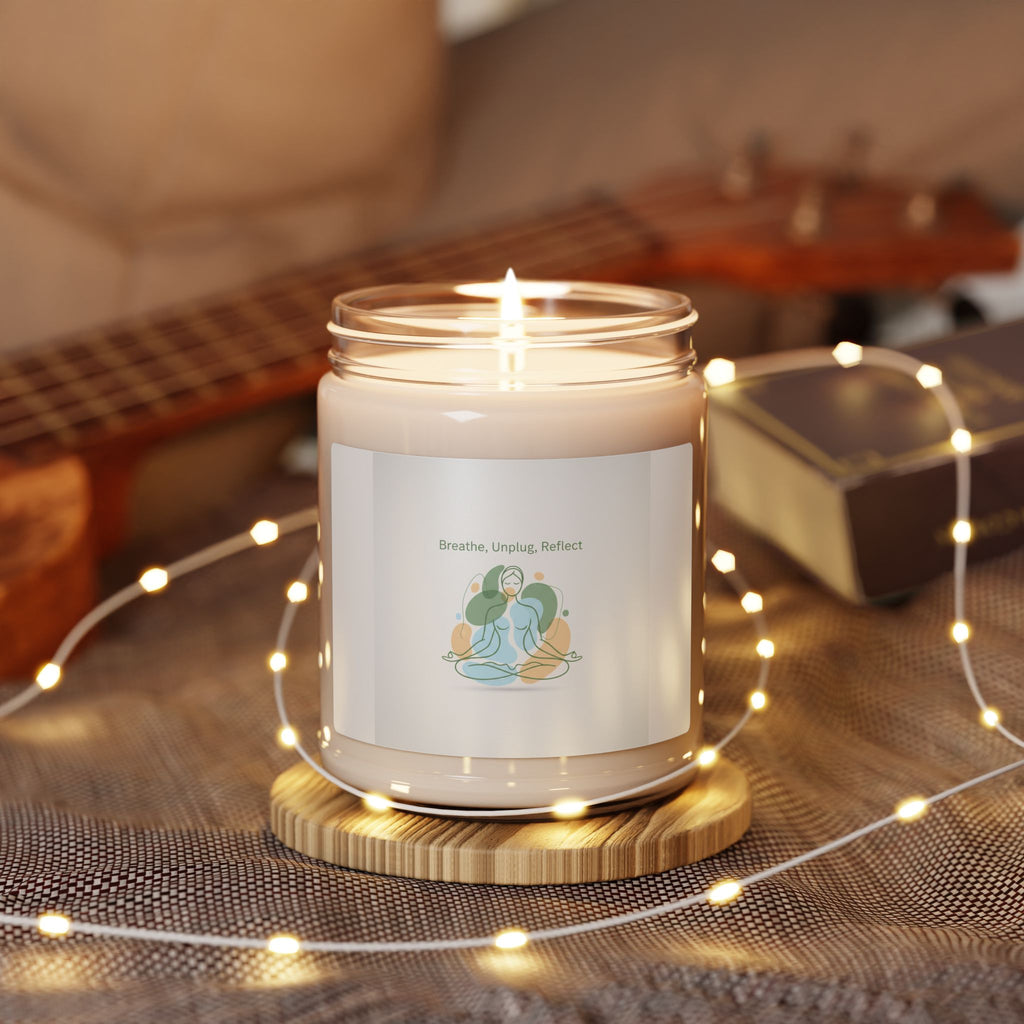 Breathe Unplug Reflect Candle | Digital Detox, News Detox Soy Candle