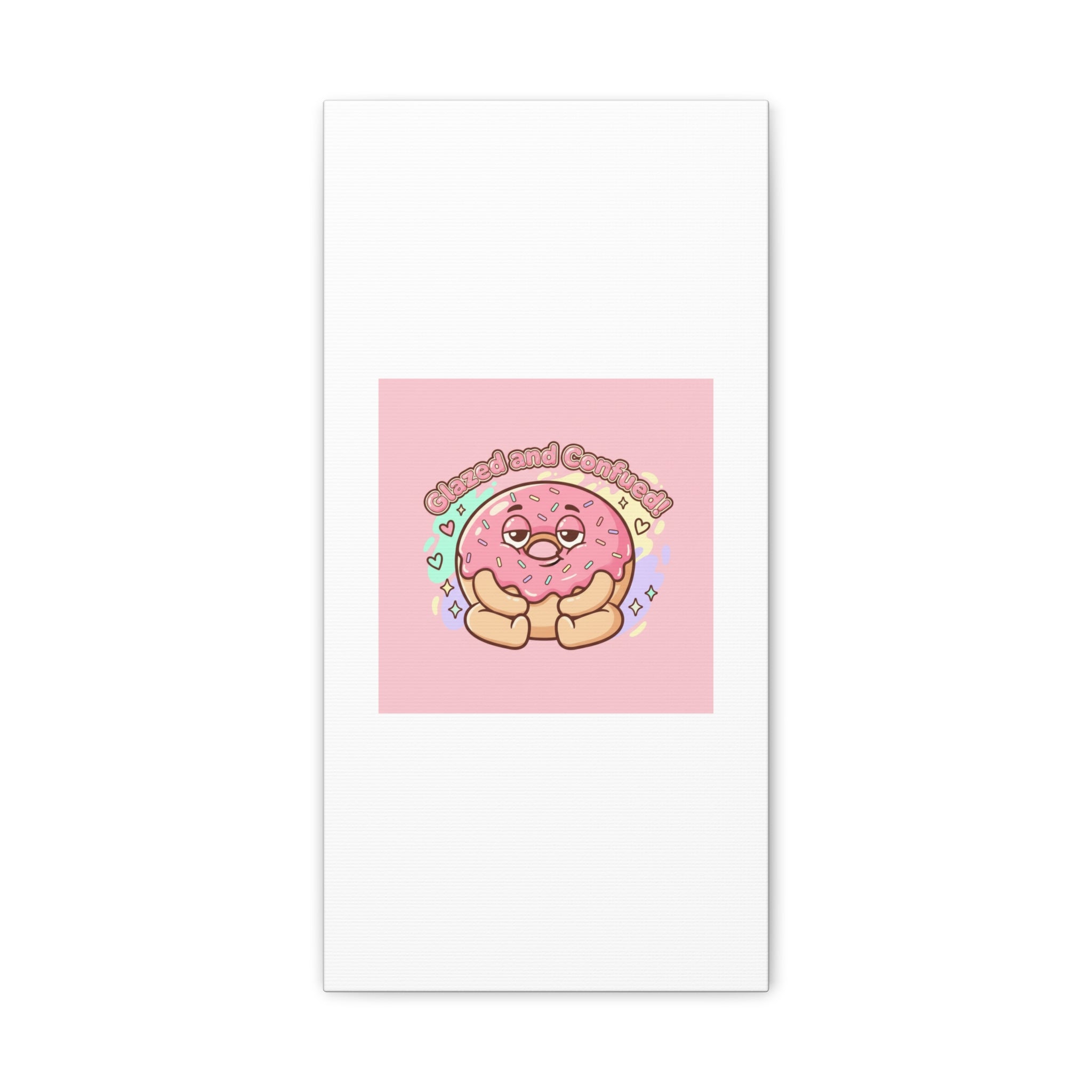 Glazed and Confused Donut Art, Canvas