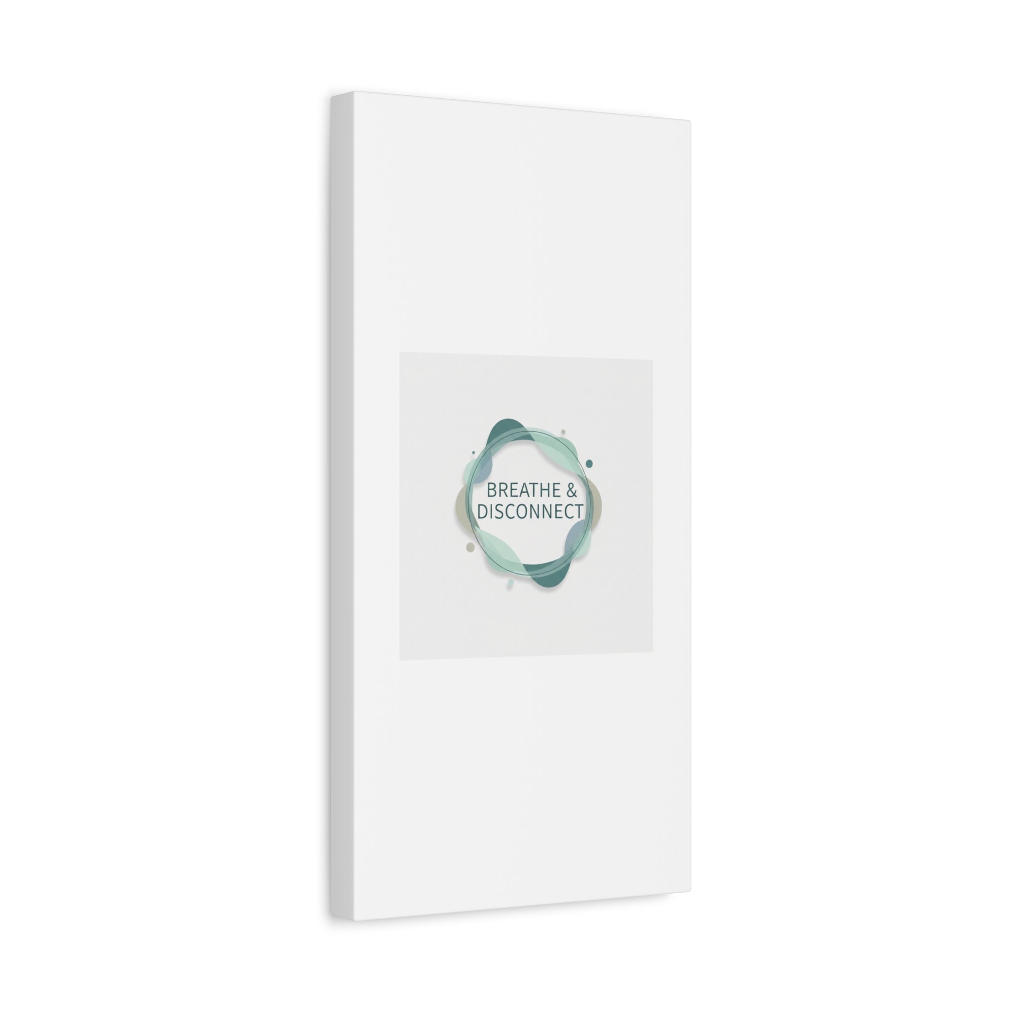 Breathe & Disconnect Canvas | Digital Detox, Mindfulness Wall Art