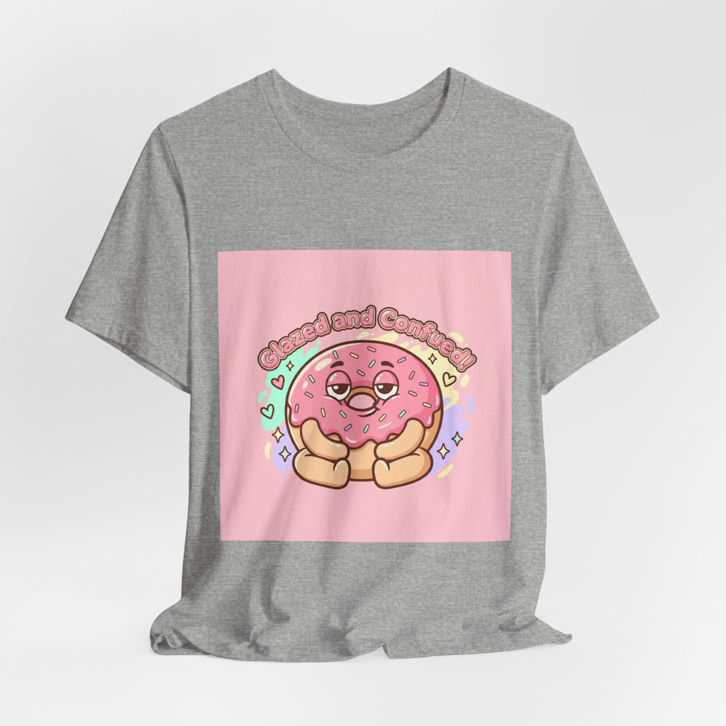 Donut Self-Care Tee | Food Pun Shirt, Cute Snack Cartoon