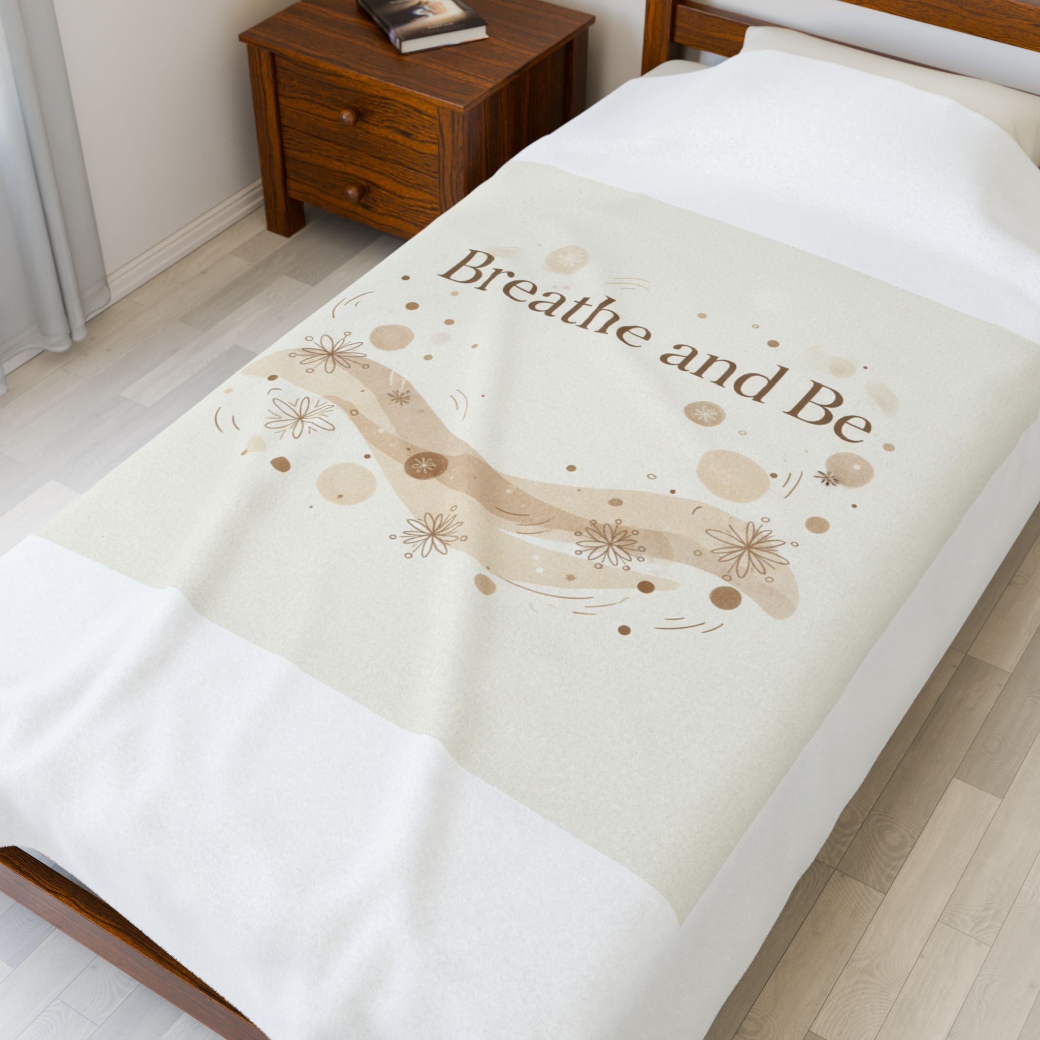 Breathe and Be Blanket | Cozy Winter Minimalism, soft life slow life