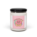 Cozy Donut Pun Candle | Soy Candle, Pastel Food Cartoon