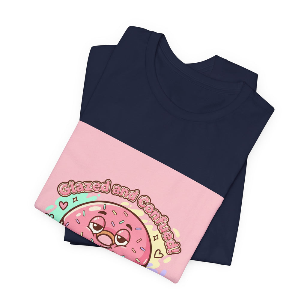 Donut Self-Care Tee | Food Pun Shirt, Cute Snack Cartoon