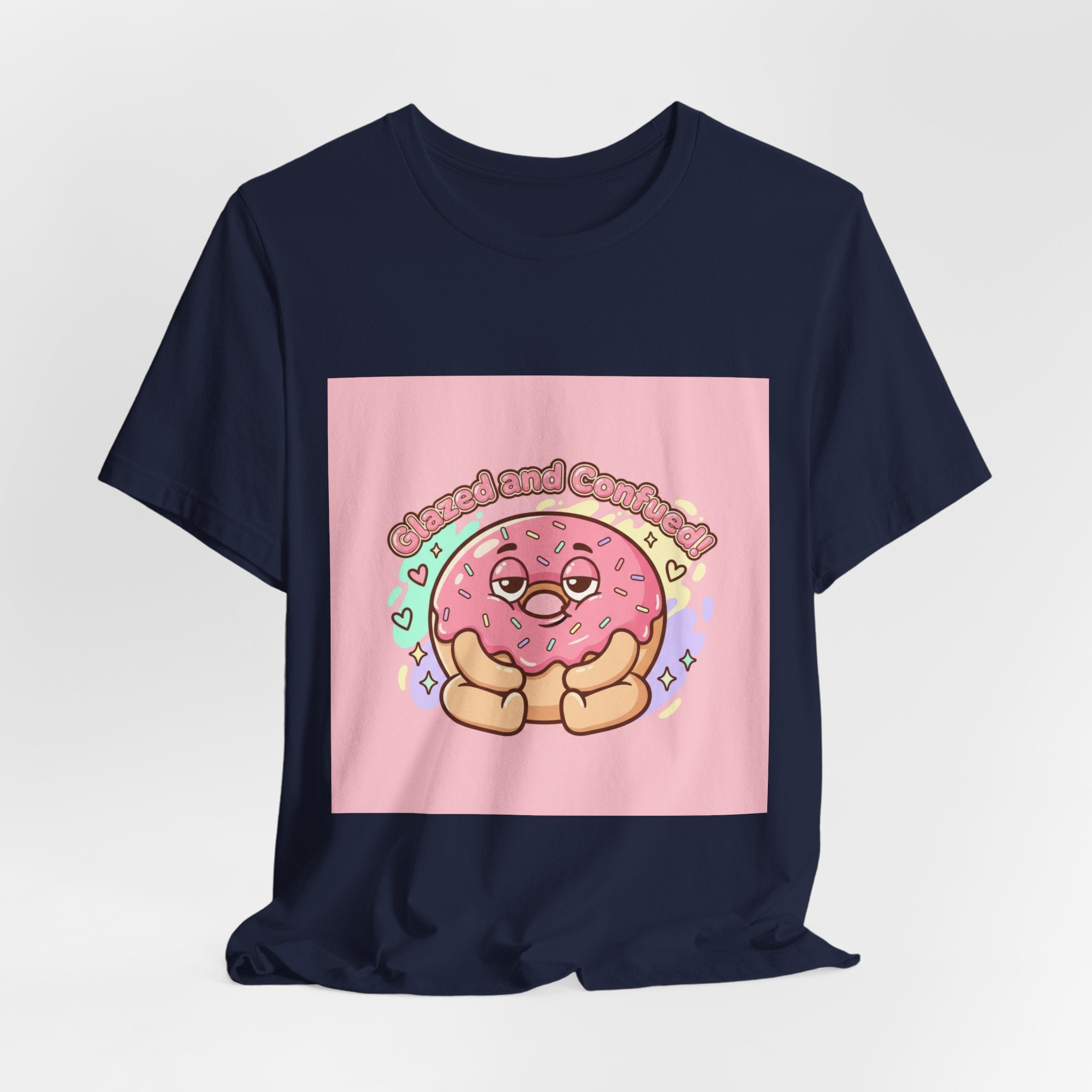 Donut Self-Care Tee | Food Pun Shirt, Cute Snack Cartoon
