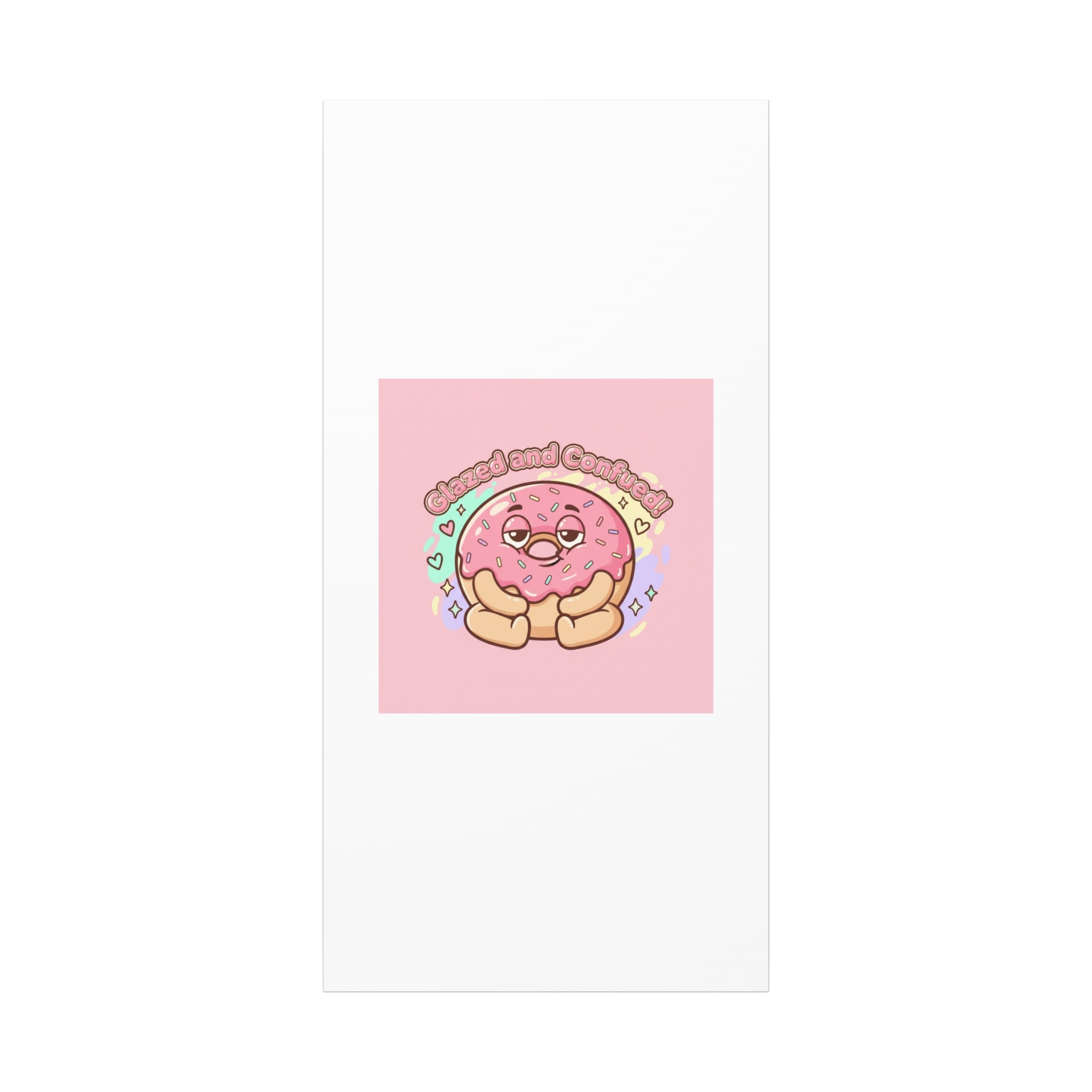 Glazed and Confused Donut Art, Canvas