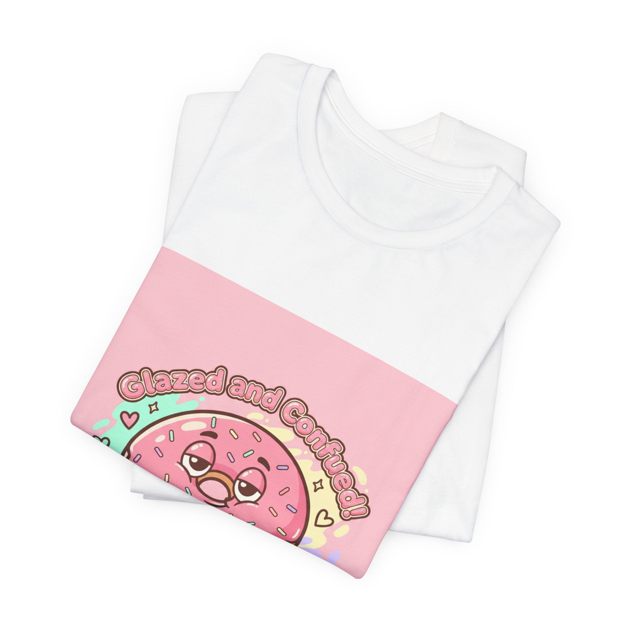 Donut Self-Care Tee | Food Pun Shirt, Cute Snack Cartoon