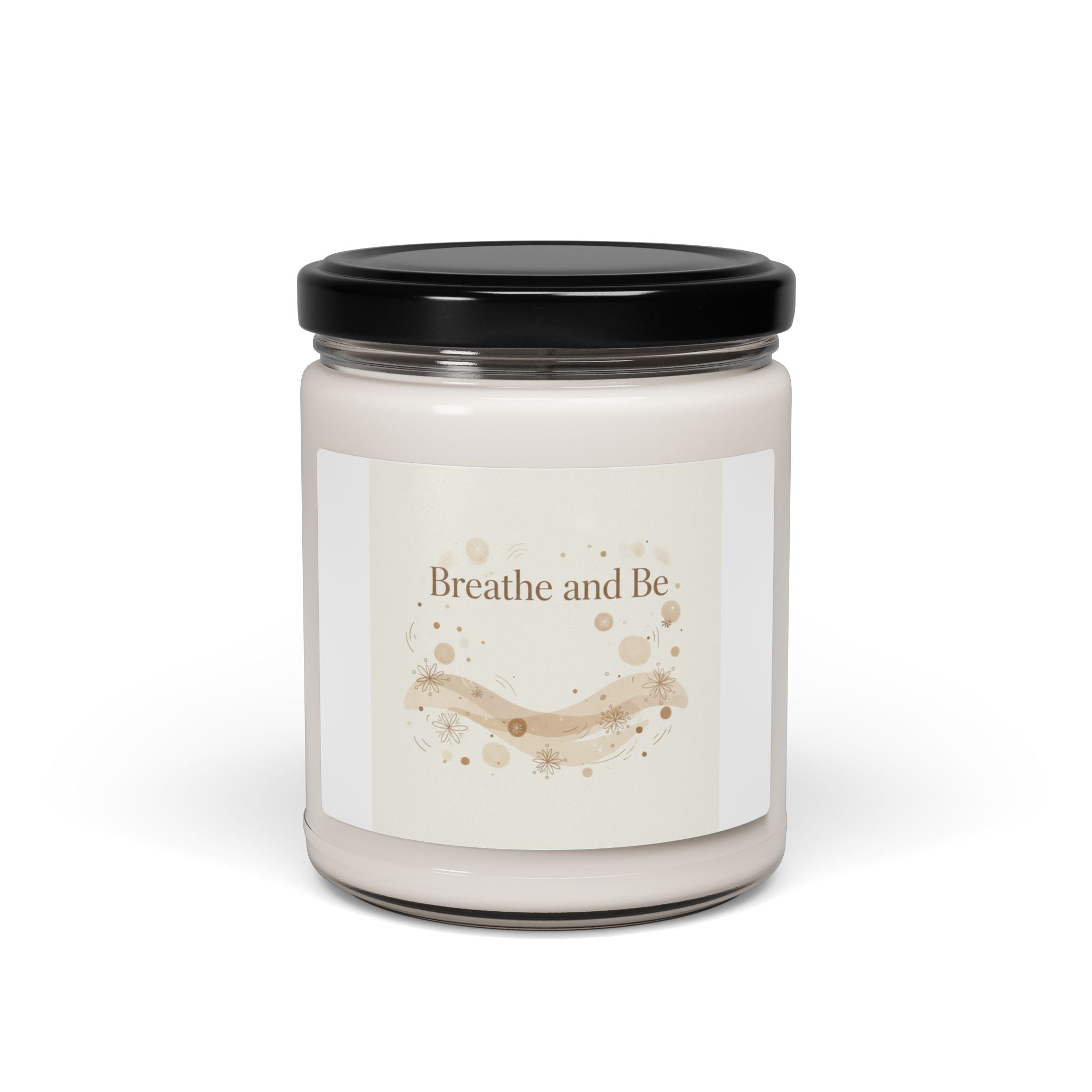 Breathe and Be Candle, Soy 9oz | Cozy Winter Minimalism, Soft Life
