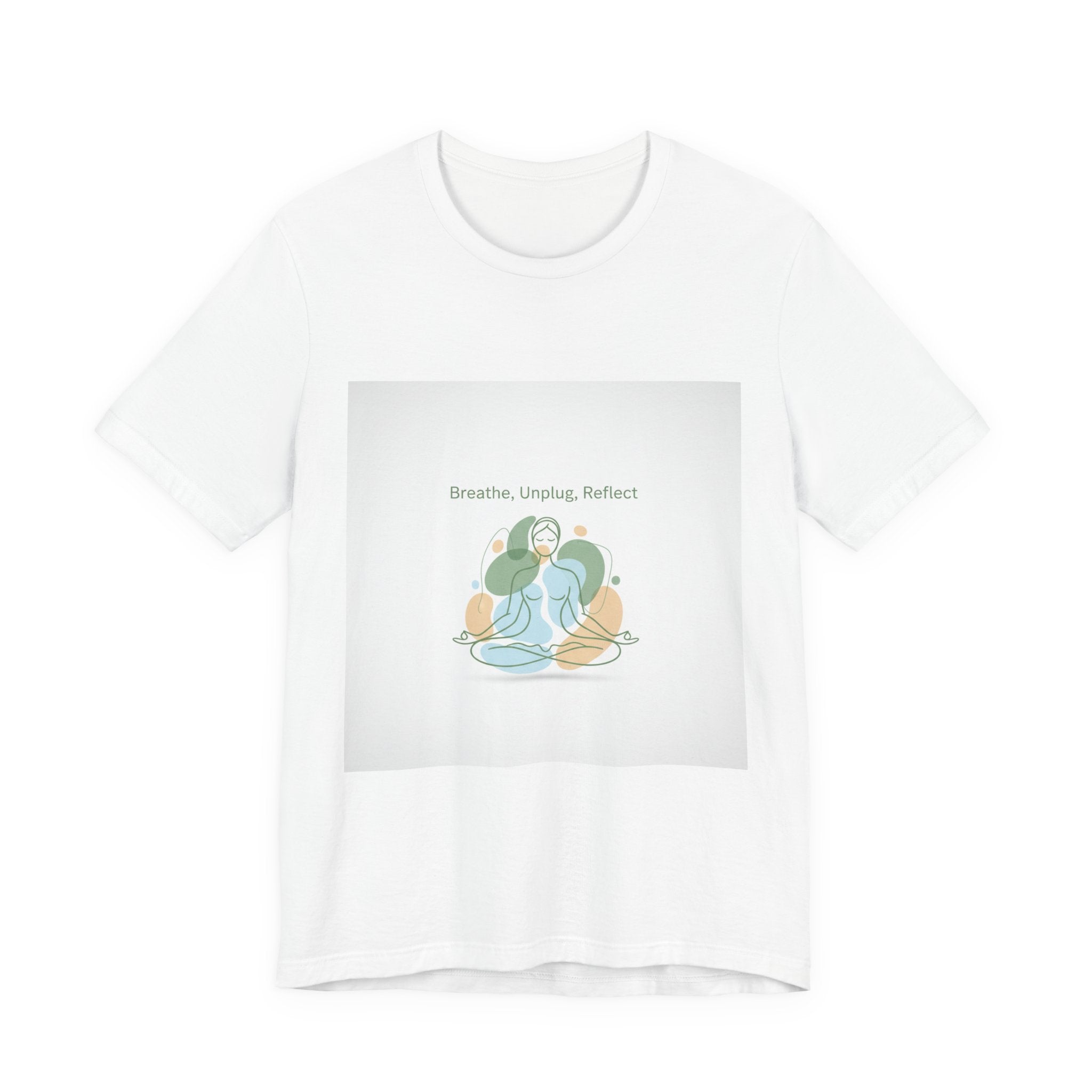 Breathe Unplug Reflect Tee | Digital Detox, News Detox Shirt