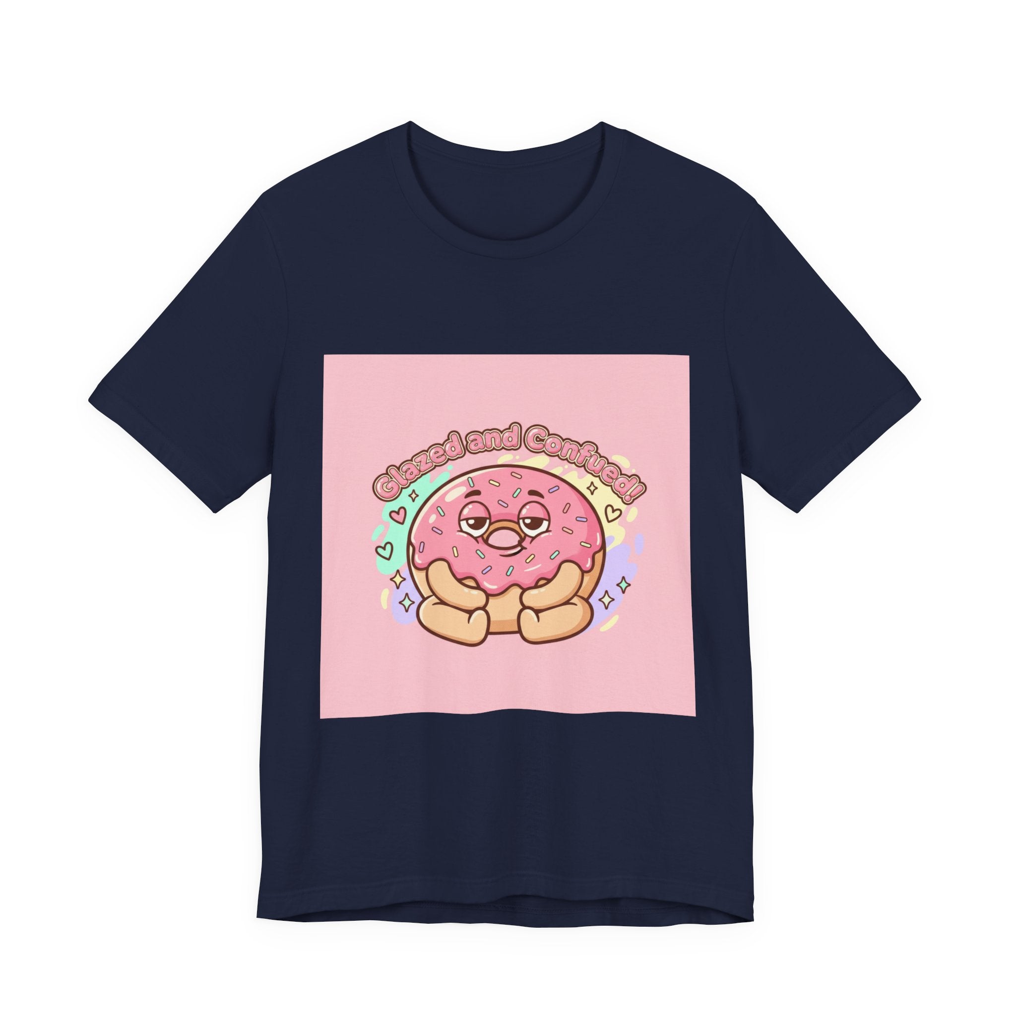 Donut Self-Care Tee | Food Pun Shirt, Cute Snack Cartoon