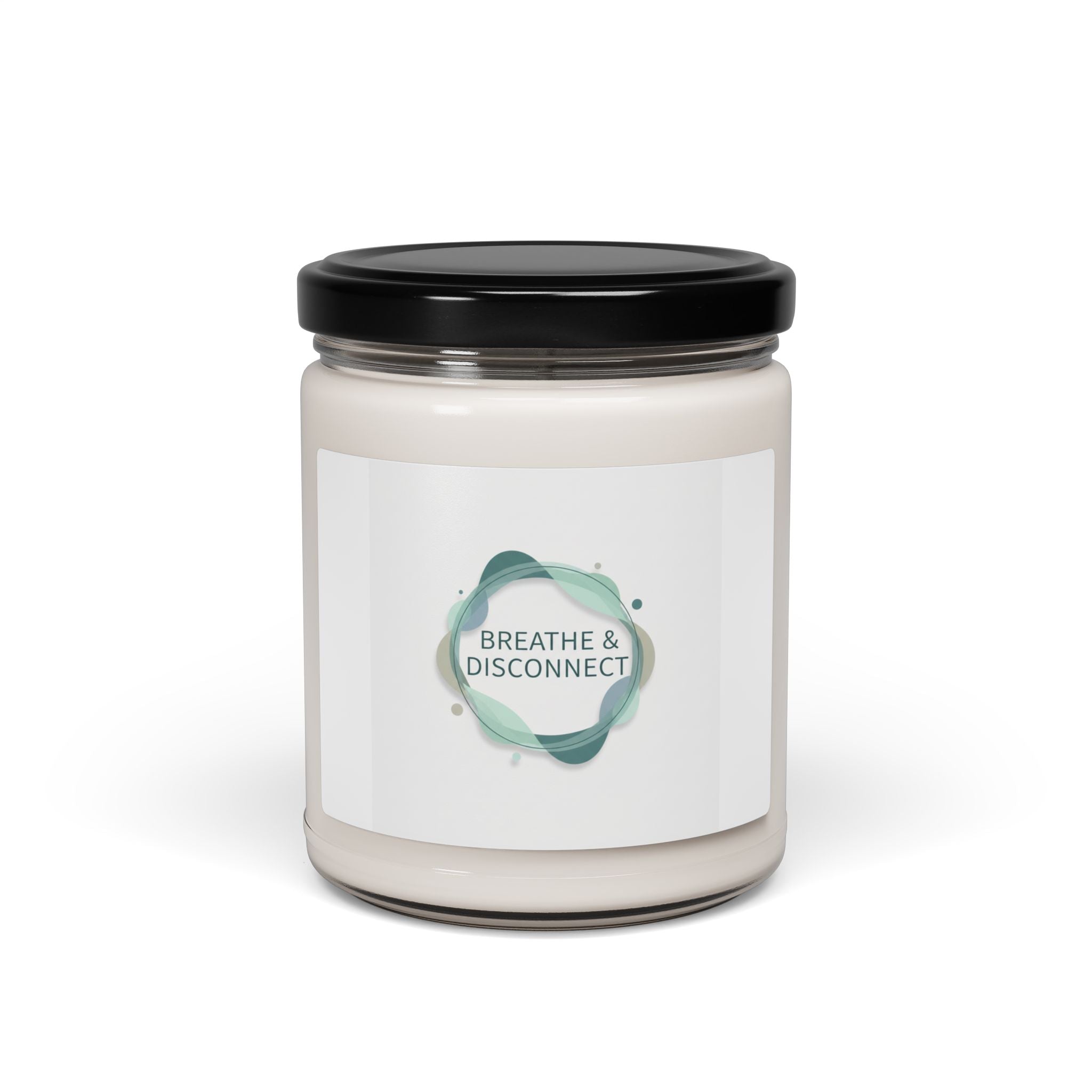 Breathe & Disconnect Candle, Scented Soy Candle | Digital Detox, Calm Minimal