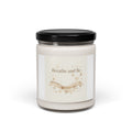 Breathe and Be Candle, Soy 9oz | Cozy Winter Minimalism, Soft Life