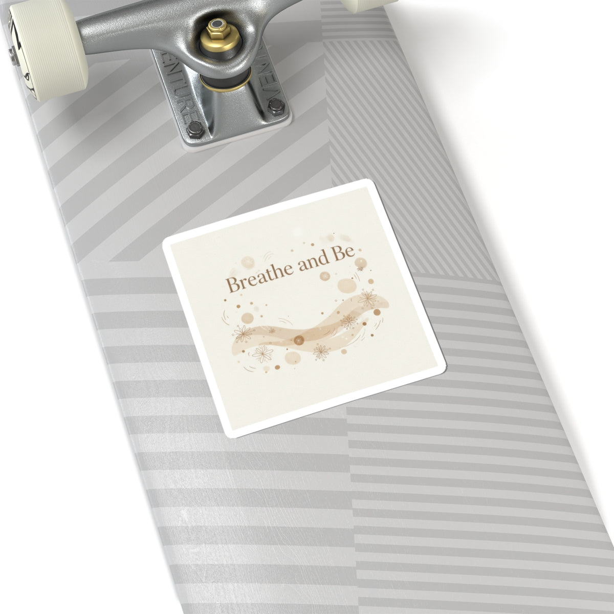 Breathe and Be Sticker | Cozy Minimalist, Slow Life vibes