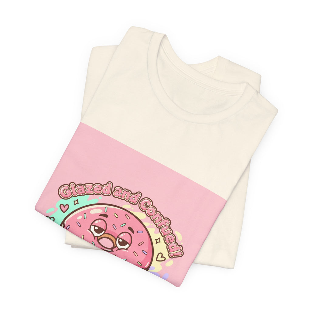 Donut Self-Care Tee | Food Pun Shirt, Cute Snack Cartoon