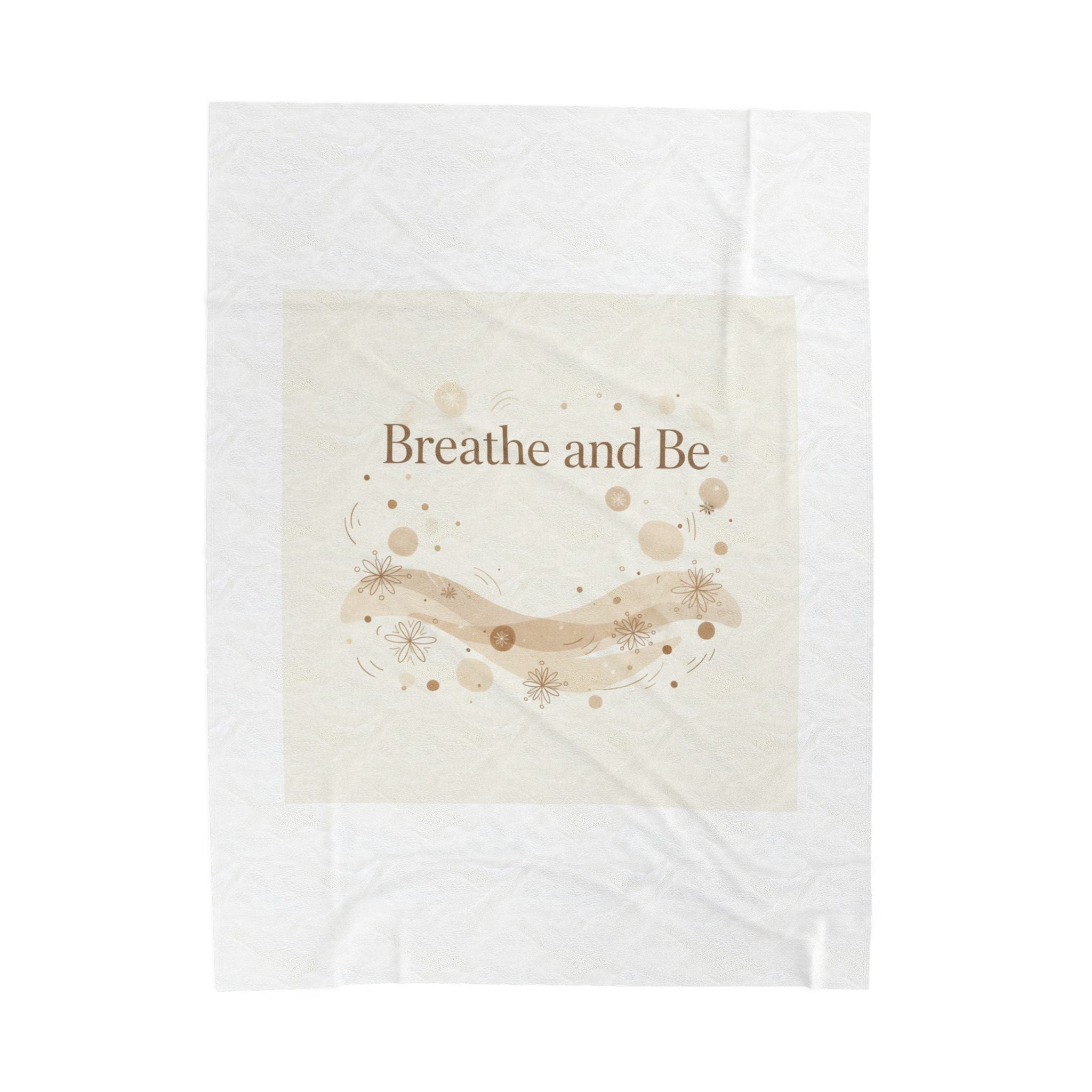 Breathe and Be Blanket | Cozy Winter Minimalism, soft life slow life