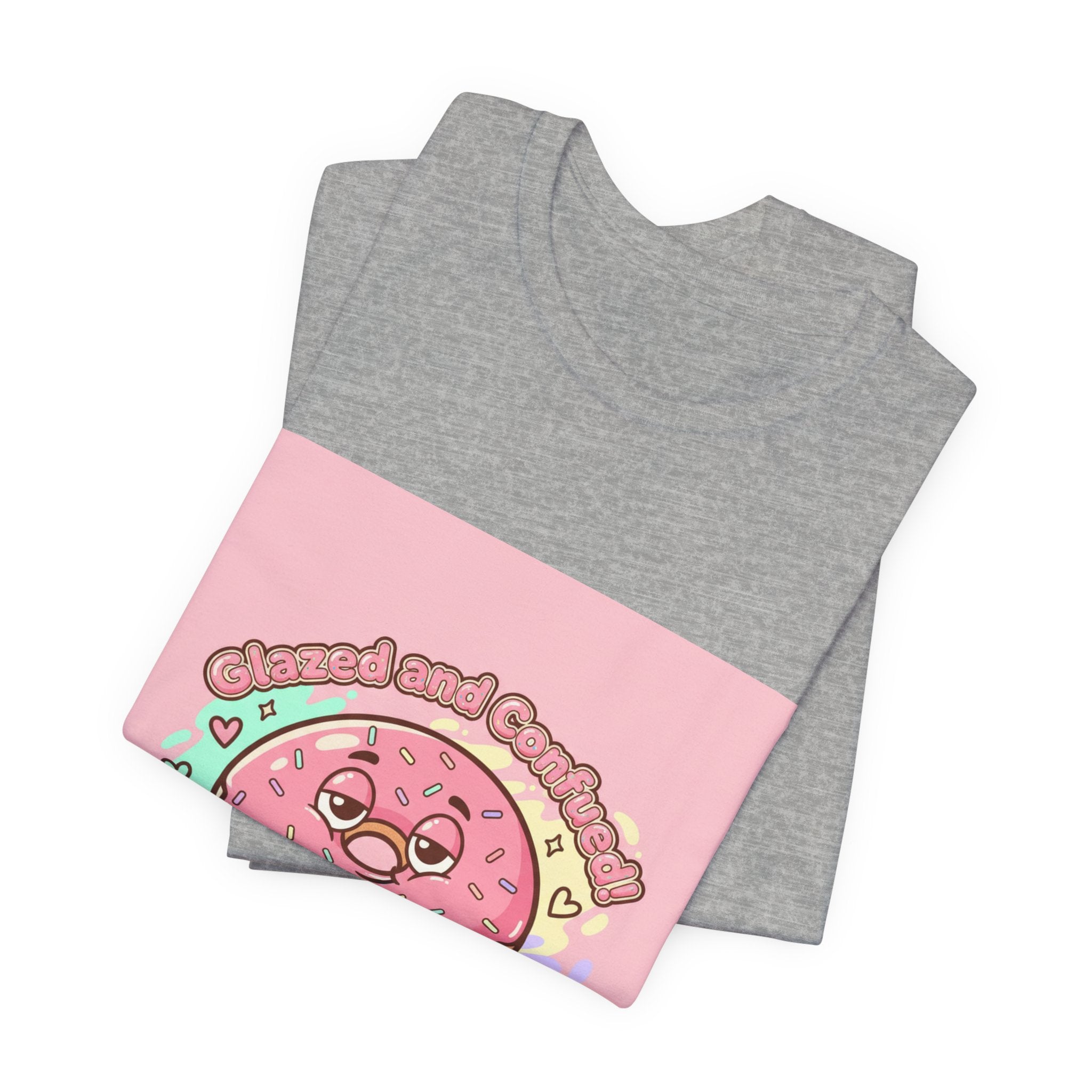 Donut Self-Care Tee | Food Pun Shirt, Cute Snack Cartoon