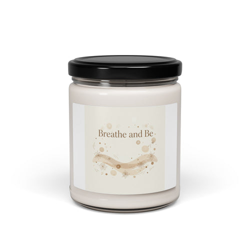 Breathe and Be Candle, Soy 9oz | Cozy Winter Minimalism, Soft Life